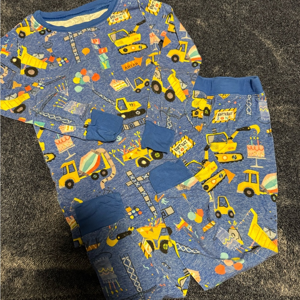 Little Sleepies Birthday Construction PJ Set
